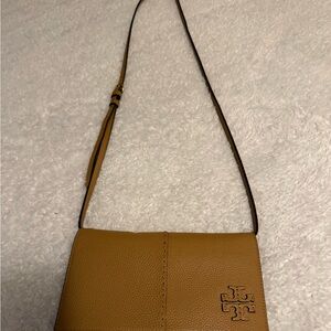 Tory Burch McGraw Wallet Crossbody Bag in Tiramisu